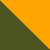 Speedflex 3CC Front Bumpers - Military Green w/Orange Outline
