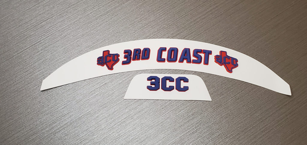 Speedflex Custom Label Speedflex 3CC TCU White Set – 3rd Coast Custom Helmets (3ccarmy)