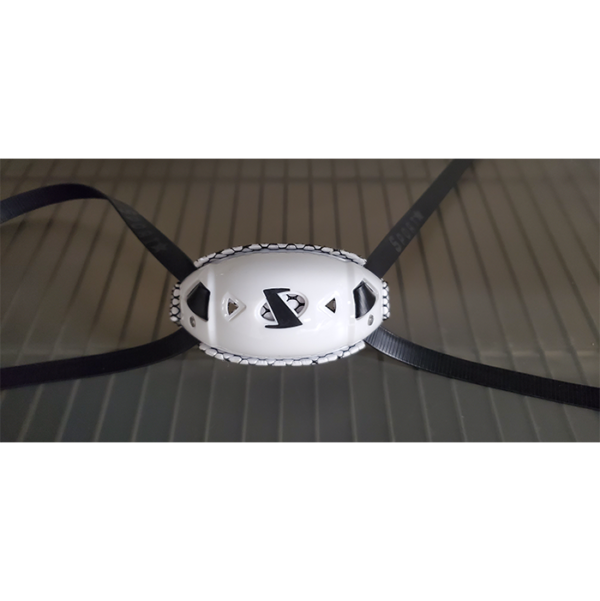 Sportstar TRex Gel CamLoc Chinstrap B&W 3rd Coast Custom Helmets